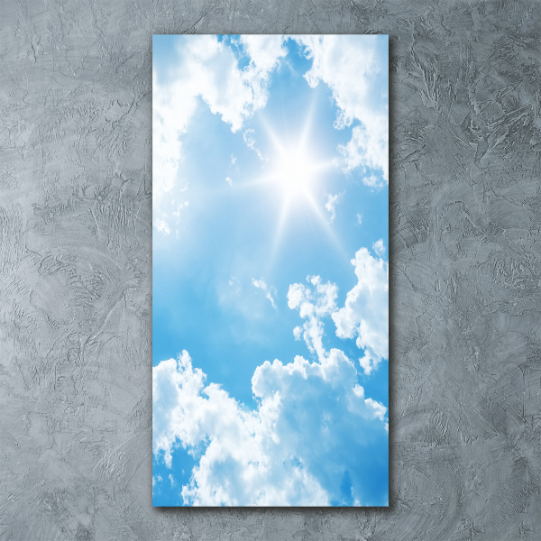 Staand plexiglas foto Wolken aan de hemel