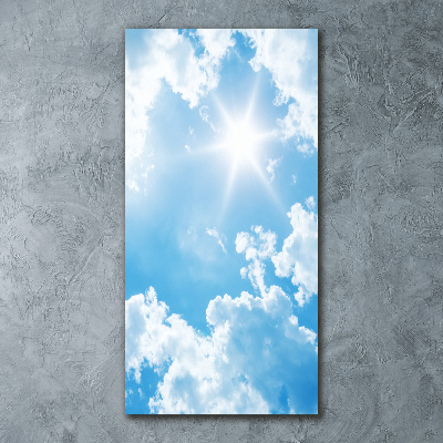 Staand plexiglas foto Wolken aan de hemel