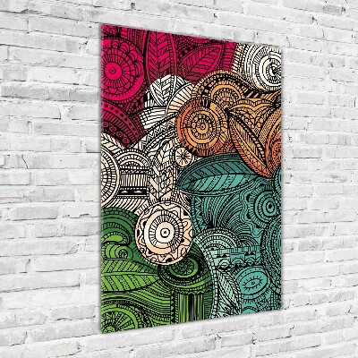 Staand foto plexiglas Abstracte veren