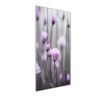 Staand plexiglas foto Bieslookbloemen