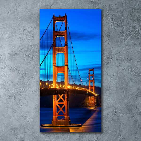 Staand foto in plexiglas San Francisco-brug