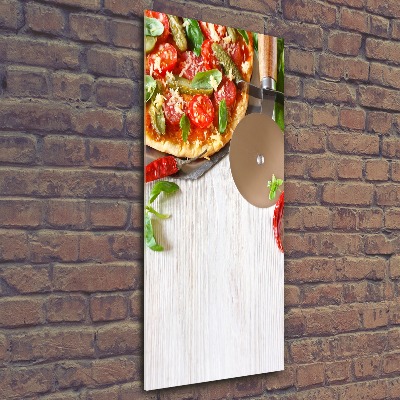Staand foto plexiglas Pizza