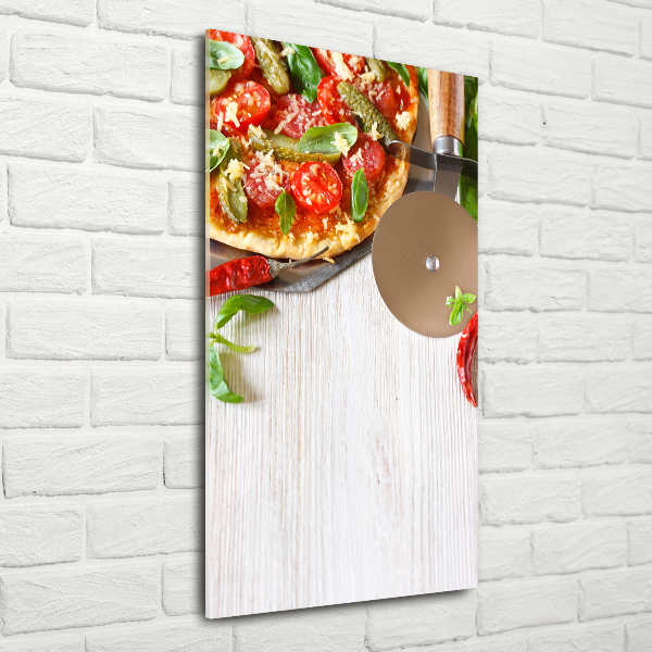 Staand foto plexiglas Pizza