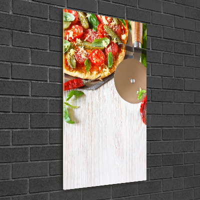 Staand foto plexiglas Pizza