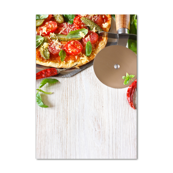 Staand foto plexiglas Pizza