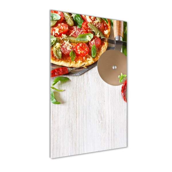 Staand foto plexiglas Pizza