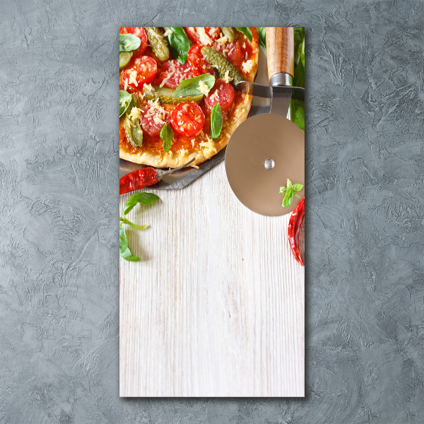 Staand foto plexiglas Pizza