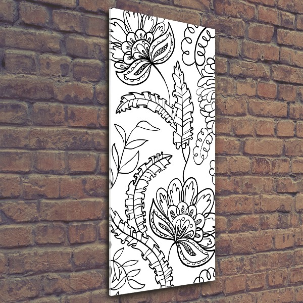Staand foto plexiglas Zentangle-achtergrond