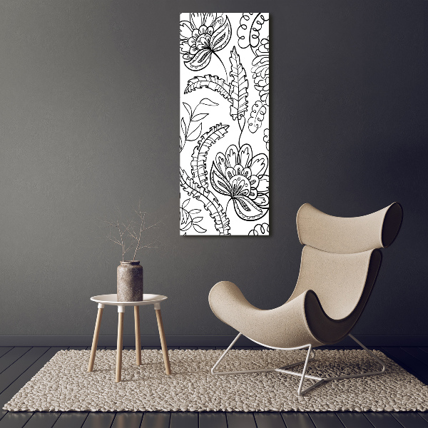 Staand foto plexiglas Zentangle-achtergrond