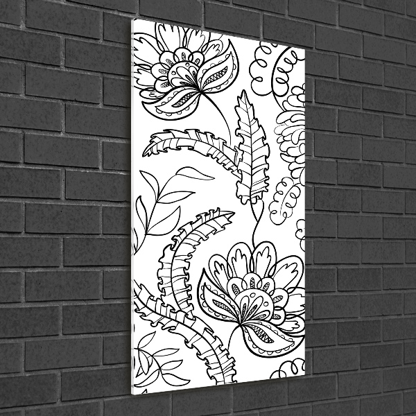Staand foto plexiglas Zentangle-achtergrond