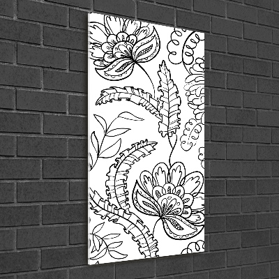 Staand foto plexiglas Zentangle-achtergrond