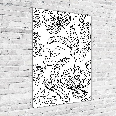 Staand foto plexiglas Zentangle-achtergrond