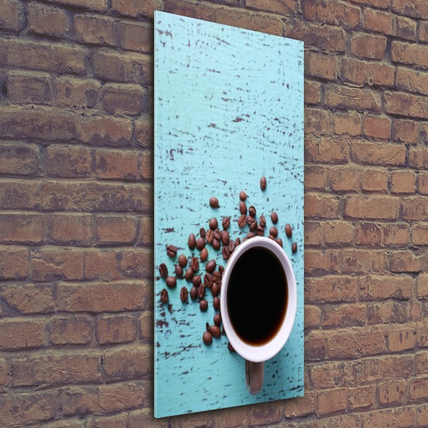 Staand foto op plexiglas Een kopje koffie