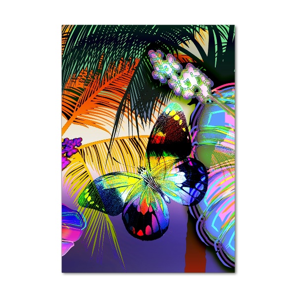 Staand plexiglas foto Kleurrijke bloemen