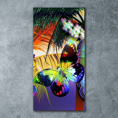 Staand plexiglas foto Kleurrijke bloemen