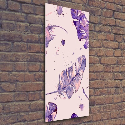 Staand foto op plexiglas veren