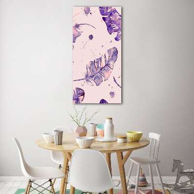 Staand foto op plexiglas veren