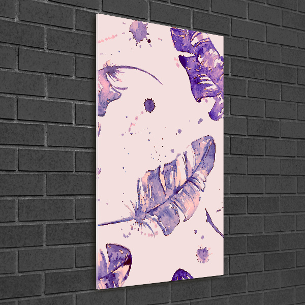 Staand foto op plexiglas veren