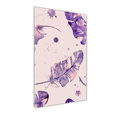 Staand foto op plexiglas veren