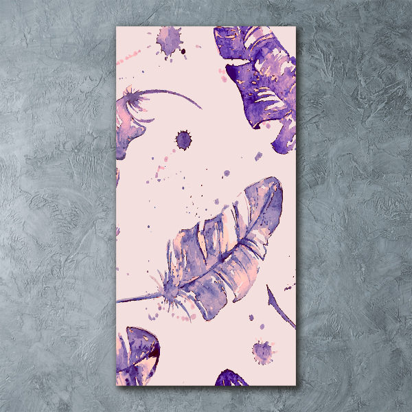 Staand foto op plexiglas veren