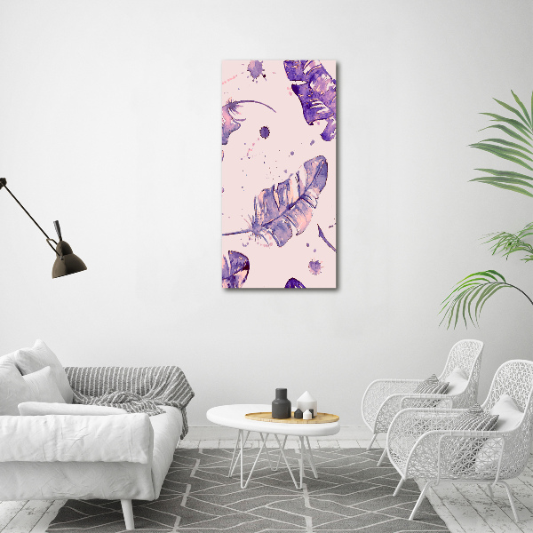 Staand foto op plexiglas veren