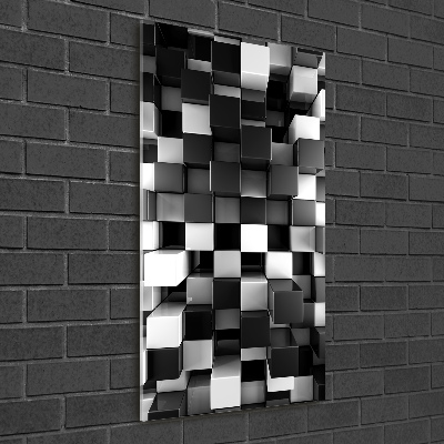 Staand foto in plexiglas Kubusabstractie