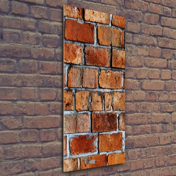 Staand foto plexiglas Bakstenen muur