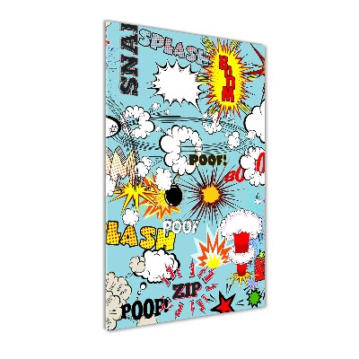 Staand foto in plexiglas strips