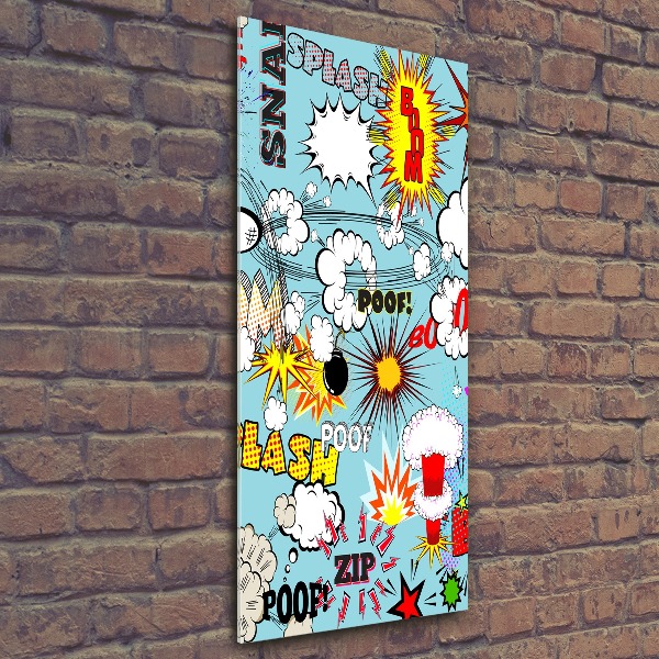 Staand foto in plexiglas strips