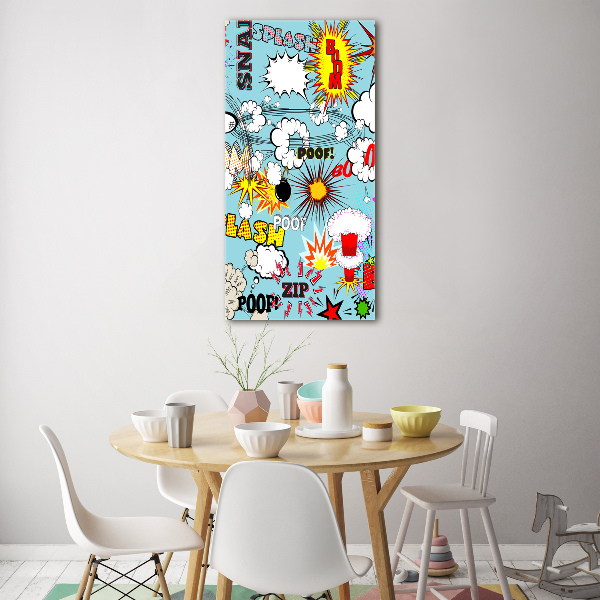 Staand foto in plexiglas strips