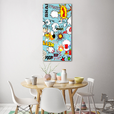 Staand foto in plexiglas strips