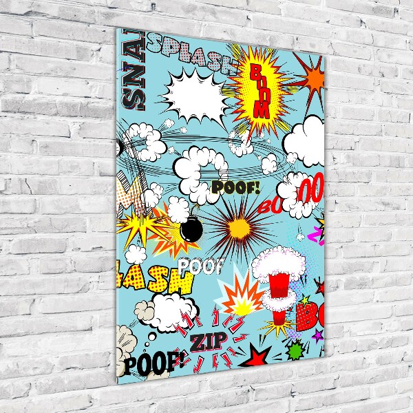 Staand foto in plexiglas strips