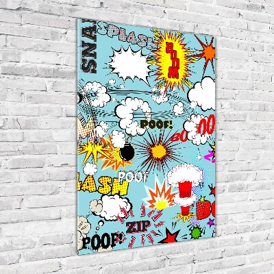 Staand foto in plexiglas strips