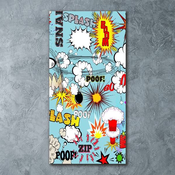 Staand foto in plexiglas strips