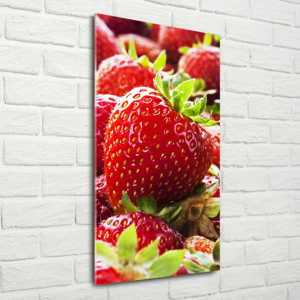 Staand foto plexiglas Aardbeien