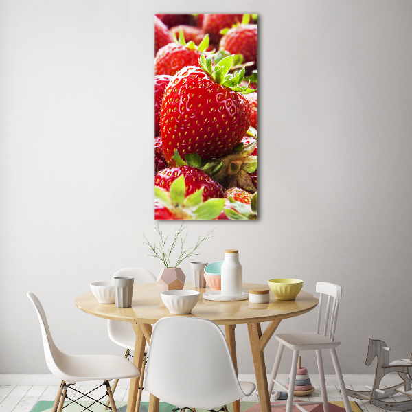 Staand foto plexiglas Aardbeien