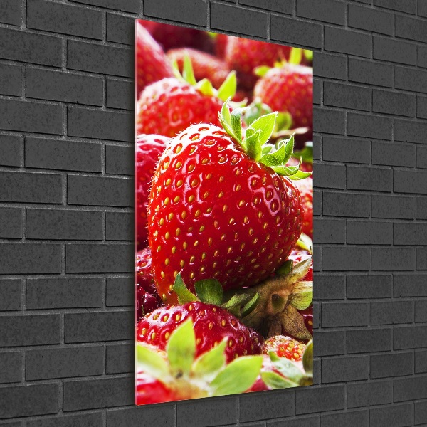 Staand foto plexiglas Aardbeien