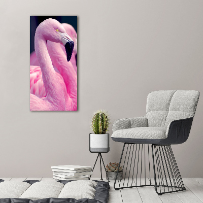 Staand foto plexiglas Flamingo's
