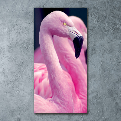 Staand foto plexiglas Flamingo's