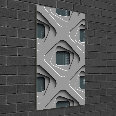 Staand plexiglas foto 3D-abstractie