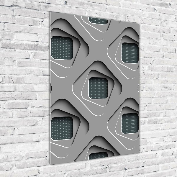 Staand plexiglas foto 3D-abstractie