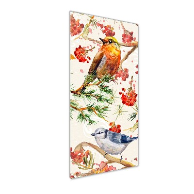 Staand foto op plexiglas Vogels en bloemen