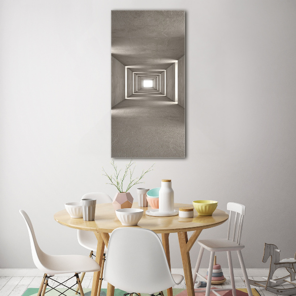 Staand plexiglas foto Betonnen tunnel