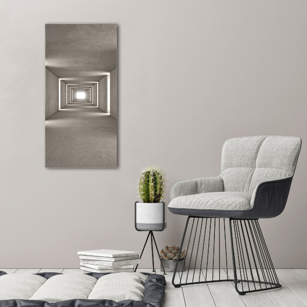 Staand plexiglas foto Betonnen tunnel