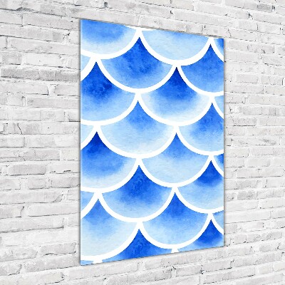 Staand foto in plexiglas Visschubben