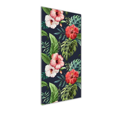 Staand foto op plexiglas Hawaiiaans patroon