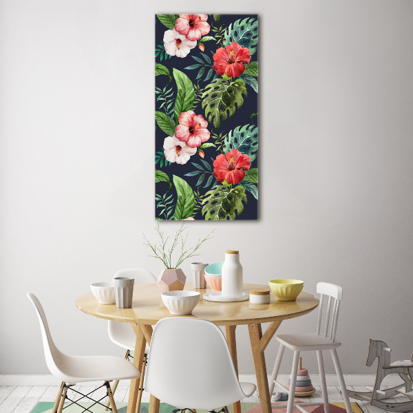 Staand foto op plexiglas Hawaiiaans patroon