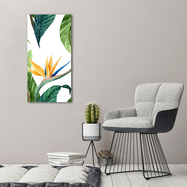 Staand plexiglas foto Strelitzia reginae