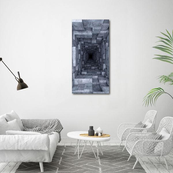 Staand foto op plexiglas Tunnel