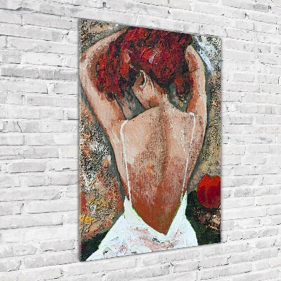 Staand plexiglas foto Vrouw